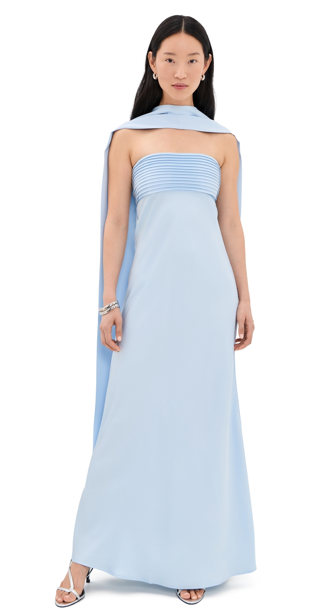Runaway the Label Elsa Maxi Dress Baby Blue