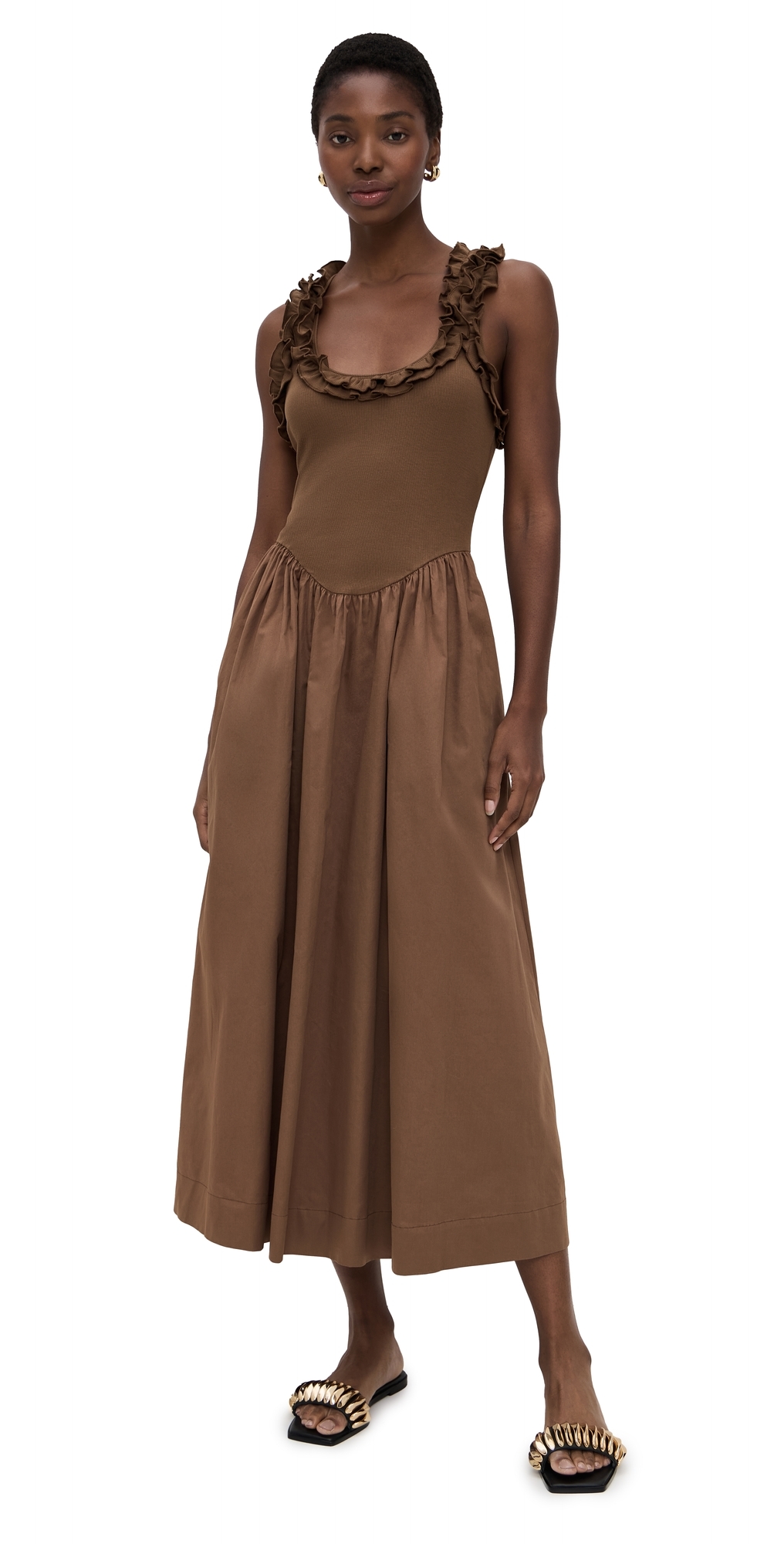 ROAME Paloma Maxi Dress Toffee