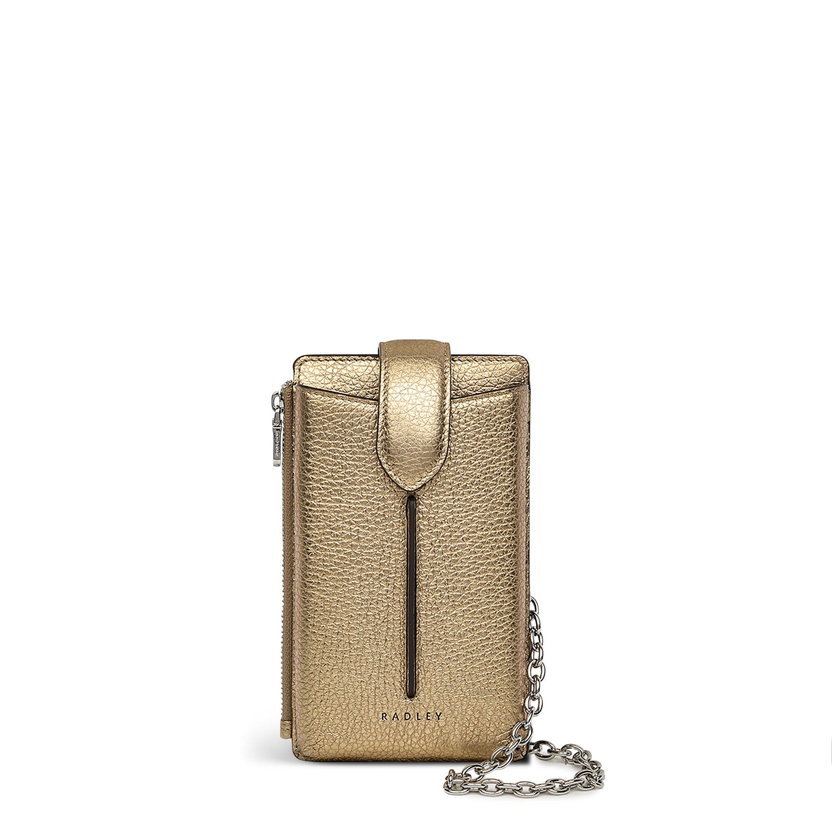 Icy Gold Phone Crossbody Bag Hillgate Place Metallic AW Radley