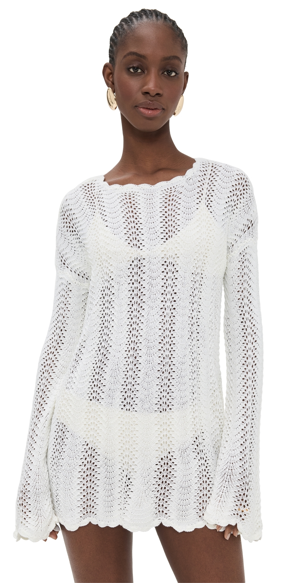 Show Me Your Mumu Packable Pullover Beach Dress White