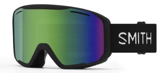 Smith Blazer Snow Goggles - Black goggleGreen Sol-X Mirror lenses