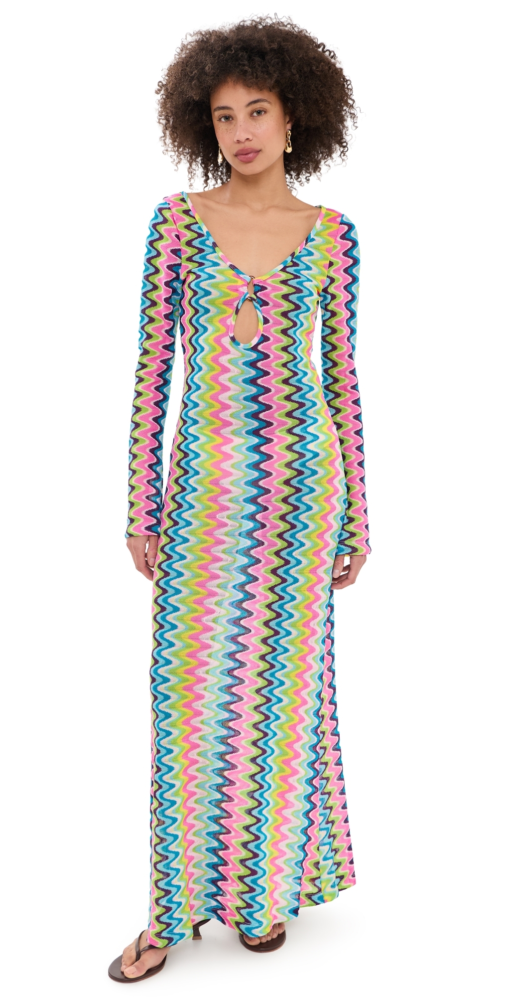 Seven Wonders Emerie Maxi Dress Xyla Wave Blue