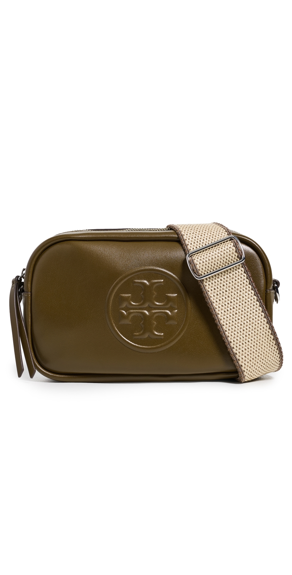 Tory Burch Miller Soft Mini Crossbody Bag Dark Olive One