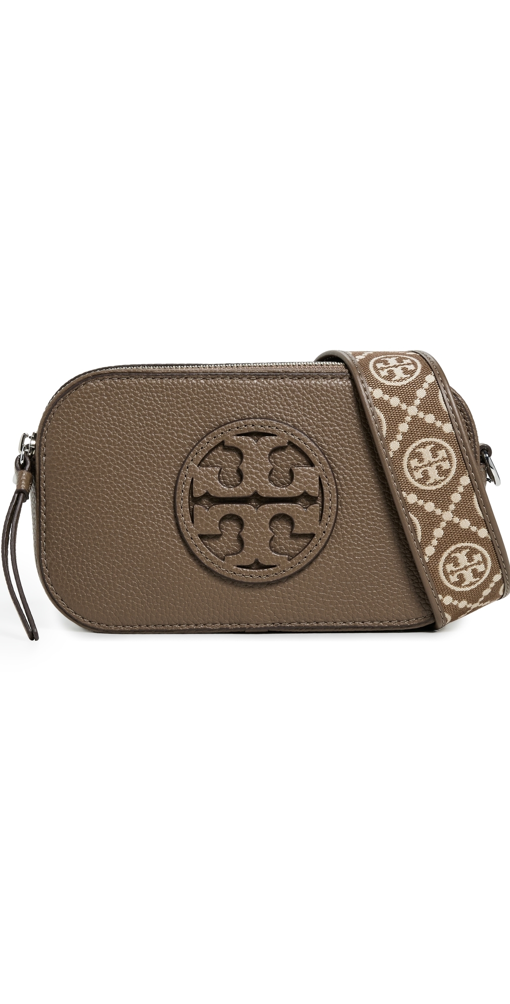 Tory Burch Miller Mini Crossbody Bag Wild Mushroom One