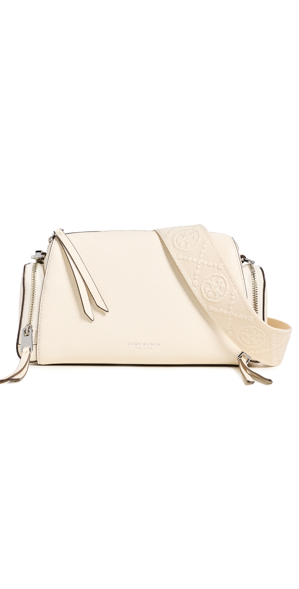 Tory Burch Perry Voyager Handbag Light Cream One