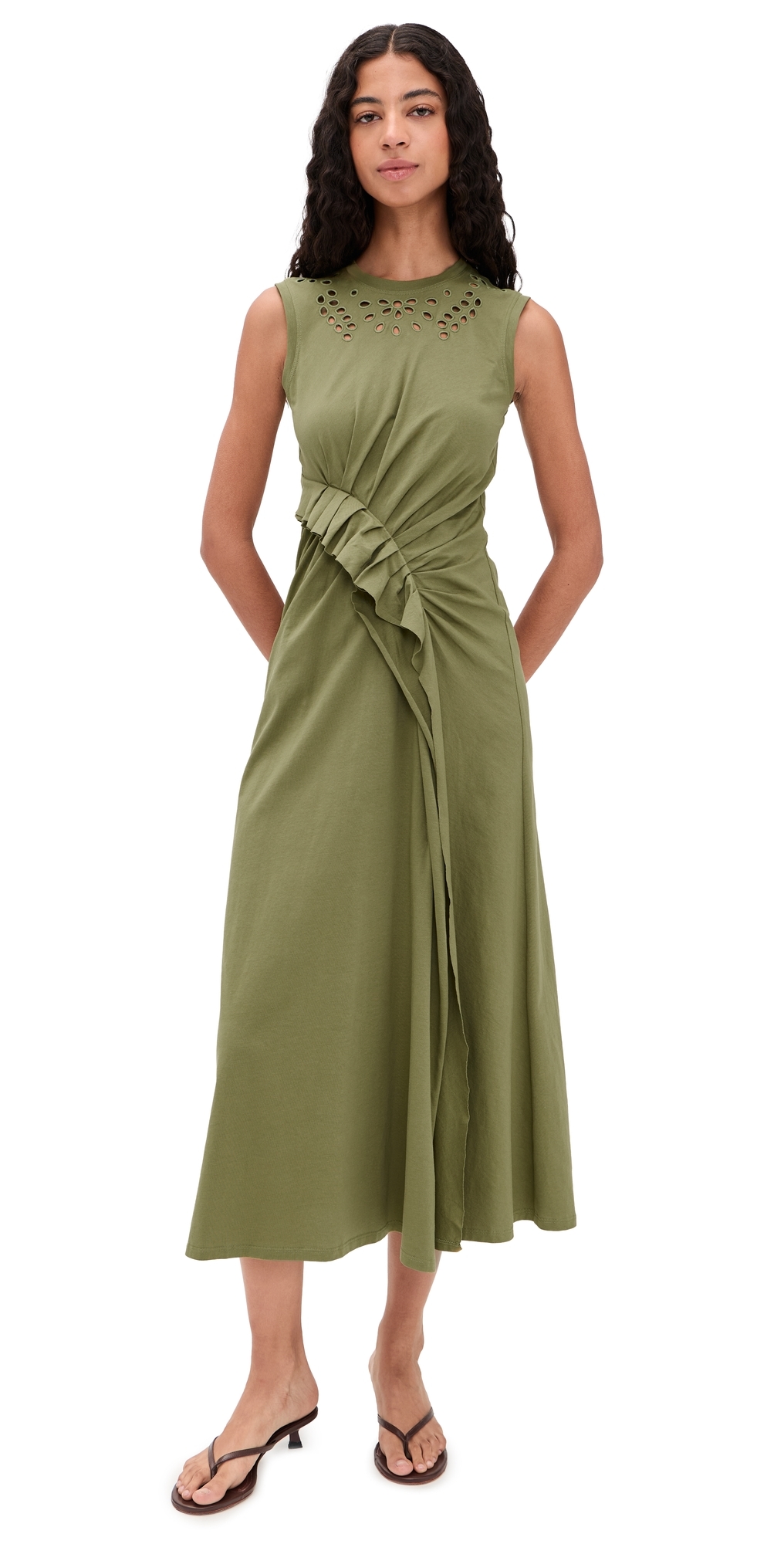 Ulla Johnson Jeune Cotton Dress Lichen