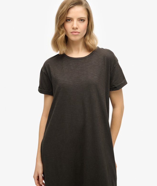 Superdry Women's Midi shirt Dress Black