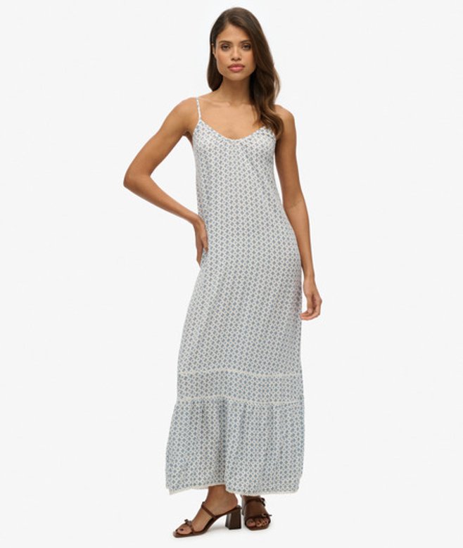Superdry Women's Cami Maxi Dress Blue
