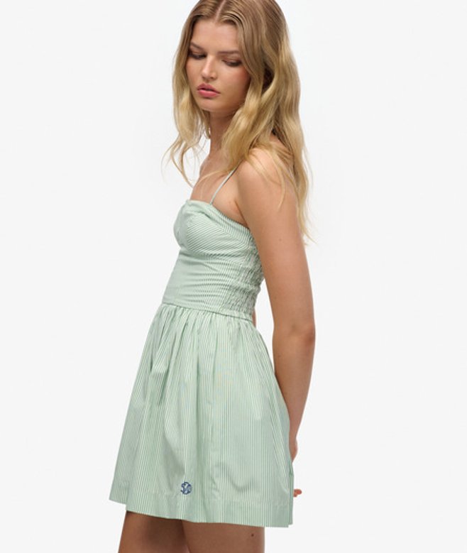 Superdry Women's Corset Cami Mini Dress Green