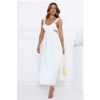 Starlight Shining Maxi Dress White