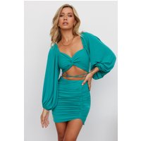 Wondering Around Dress Green