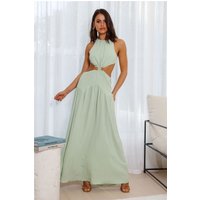 Pleasant Living Midi Dress Green