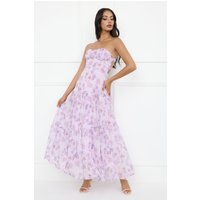 Eliora Strapless Maxi Dress Purple
