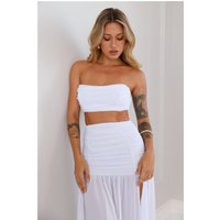Seaside Celebrations Crop Top White