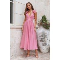 Ring The Wedding Bells Maxi Dress Pink