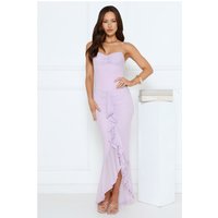 Flirty Glow Spark Mesh Maxi Dress Lilac