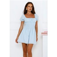 Soft Daylight Mini Dress Blue