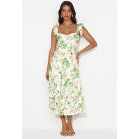 Seaside Space Midi Dress White