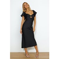 Trendy Guest Midi Dress Black