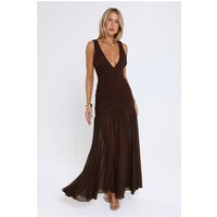 Flirt And Fling Maxi Dress Brown
