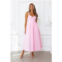 Sunshine Dreamer Midi Dress Pink