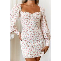 HELLO MOLLY Crème De La Crème Mini Dress White