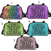 I Don't Sweat Gym Bag, Women's Gym Fitness Bag, Water Resistant Gym Bag