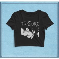 The Cure Robert Smith Vintage Crop Top - Music Shirt, The Cure Shirt