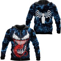 Venom Hoodie, d Zip Hoodie