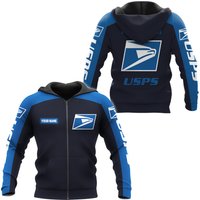 Personalized Postal Service Zip Hoodie