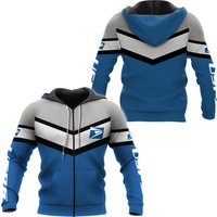 Us Postal Worker Zip Hoodie, Postal Worker Zip Hoodie d