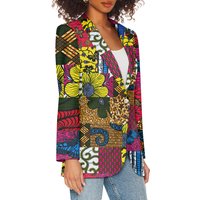 Colorful Ankara Blazer For Women, Nigerian Workwear Jacket