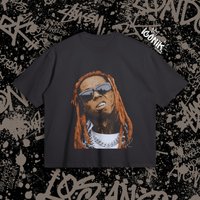 Lil Wayne shirt, Vintage Black Rap Tee,women Crop Top Shirt