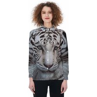 Tiger Lover Women's Linen Blouse