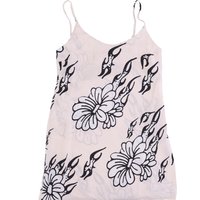 Women's Flamin' Flower Dress Off White