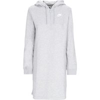 Women's Sportswear Club Fleece Hoodie Dress Dk Gray Heatherwhite