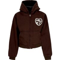 Salina Women's Short Bomber Jacket Java Brown