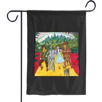 Wizard Of Oz- Yellow Brick Road Graphic Dress Garden Flags