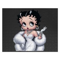Elegant Betty Boop In White Dress Fitted Scoop Jigsaw Puzzles
