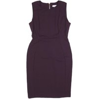 CALVIN KLEIN Womens Purple Sleeveless Sheath Dress Polyester Blend Size