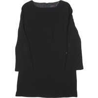 TRSARDI Womens Black Shift Dress Polyester Blend Long Sleeve M Elegant