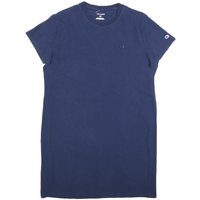 CHAMPION Womens Navy Blue Cotton Blend Bodycon Jersey Short Sleeve Mini Dress