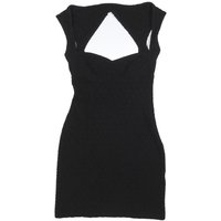 OPENING CEREMONY Womens Black Bodycon Polyester Blend Mini Dress S Cutout