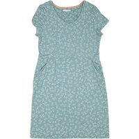 WHITE STUFF Womens Blue Floral Day Cotton Blend Dress Pockets V