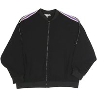 ZARA Womens Black Jacket L Polyester Blend Plain Zip Bomber Style Casual