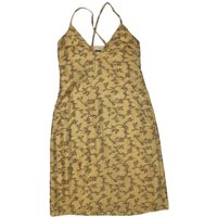 NICO NICO Womens Beige Floral Print Slip Dress Polyester Blend Size
