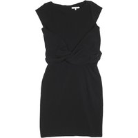 CARVEN Womens Black Bodycon Polyester Blend Mini Dress Size S Elegant Twist