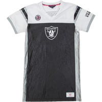 TOMMY HILFIGER X NFL Las Vegas Raiders Womens Shirt Dress Black Knee Length