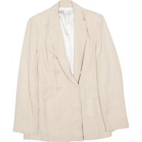 ZARA Womens Blazer Coat Beige
