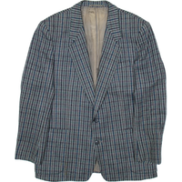 Mens Blazer Jacket Green s Check